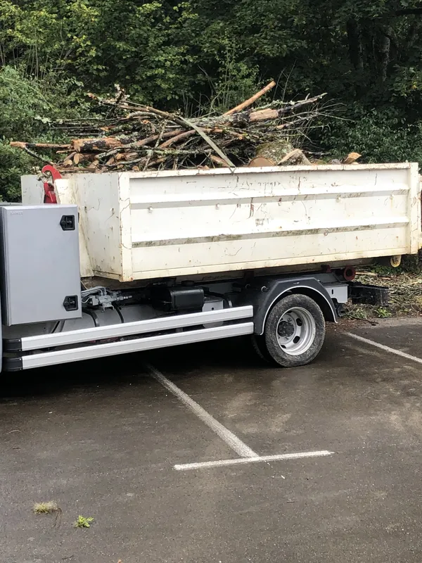 Benne pour déchets verts